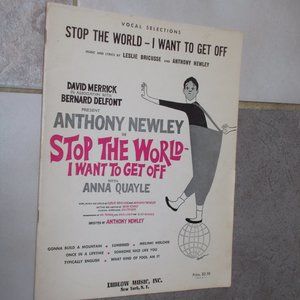 Vintage "Stop The World I Want To Get Off music